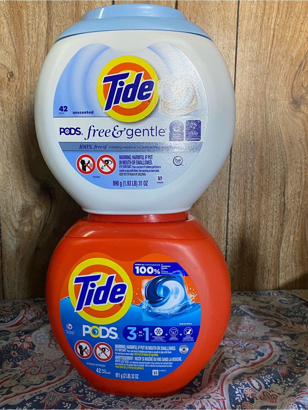 Pods Free & Gentle + 3-in-1 Laundry Detergent